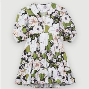 Maje 70s print floral dress (Spring 2022 collection, NWT)